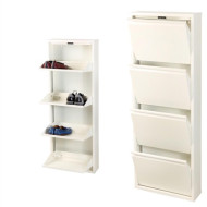 Dört Bölmeli Metal Ayakkabılık