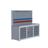 KAMPANYALI 2 MT SEGURA 10 ÇEKMECELİ DOLAPLI ÇALIŞMA TEZGAHI