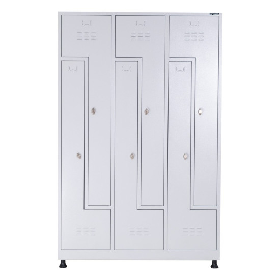 6 Kişilik Z Kapılı Soyunma Dolabı