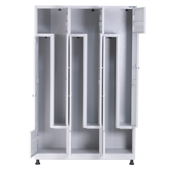 6 Kişilik Z Kapılı Soyunma Dolabı