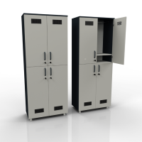 AHŞAP 4 KAPAKLI SOYUNMA DOLABI 