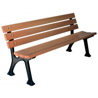 Segura Döküm Ayaklı Oturma Bankı Sırtlıklı 