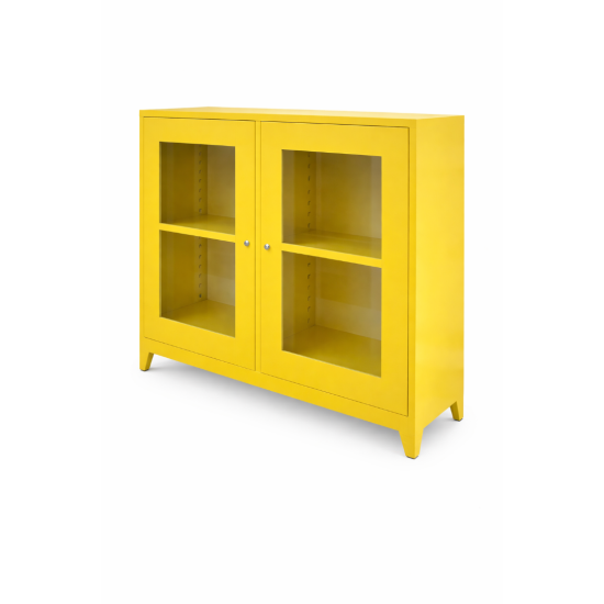 Küçük Boy Dosya ve Malzeme Dolabı CAMLI